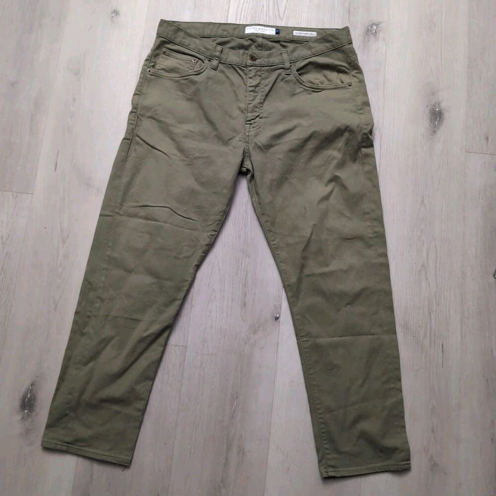 Peter Manning New York Pants Mens 33 5-Pocket Stretch Twill